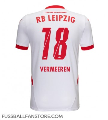 RB Leipzig Arthur Vermeeren #18 Replik Heimtrikot 2024-25 Kurzarm